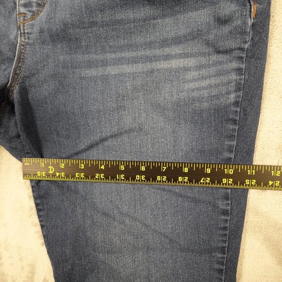 Democracy Jeans Ab Technology high rise skinny ankle women's 16W blue stretchy - Picture 7 of 11